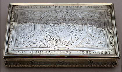 Scottish Silver Box - Archers Hall.